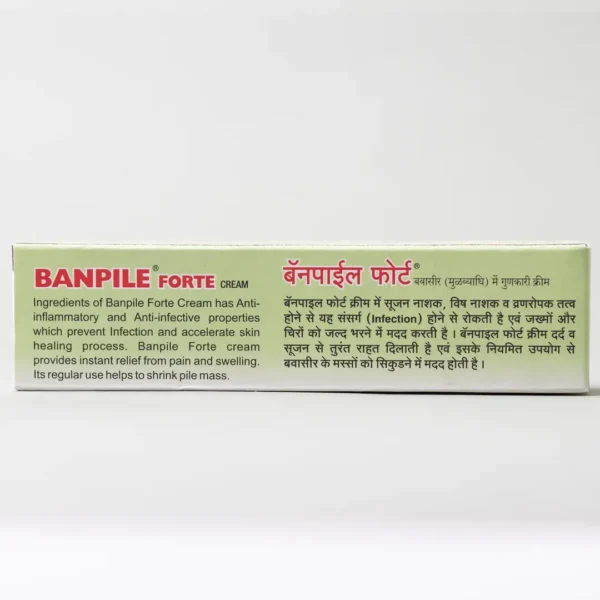 BANPILE FORTE CREAM ( Piles relief cream 25 gm ) - Image 6