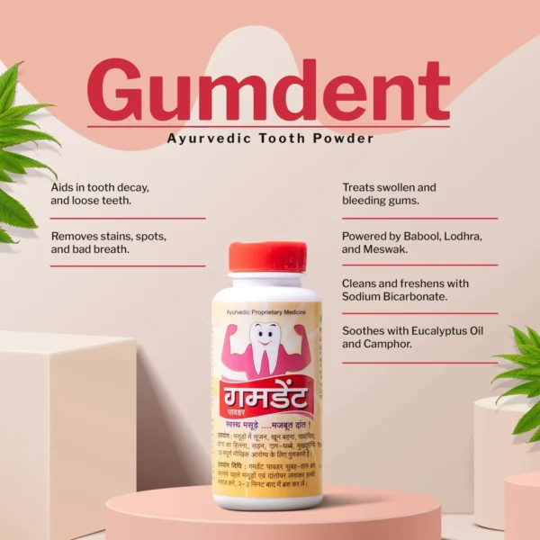 GUMDENT ( Herbal Tooth Powder 50 gm )