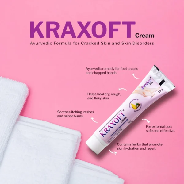 KRAXOFT Cream ( For Cracked feet 25 gm )