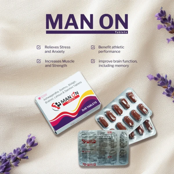 Man On Tablets  ( Pack of 30 Tab )